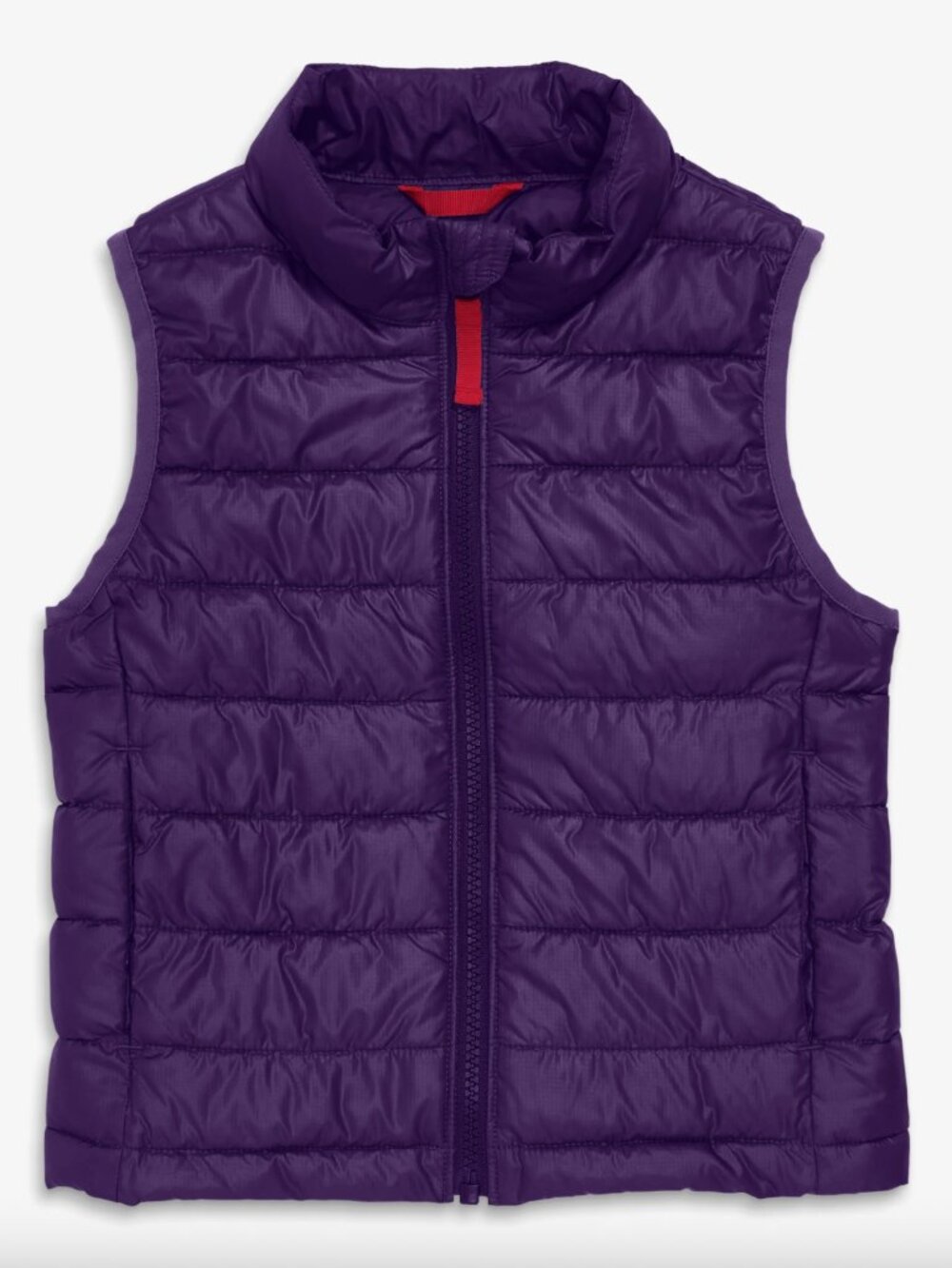 Primary Kids Lightweight Puffer Vest (Grape Purple) - Size 6-7